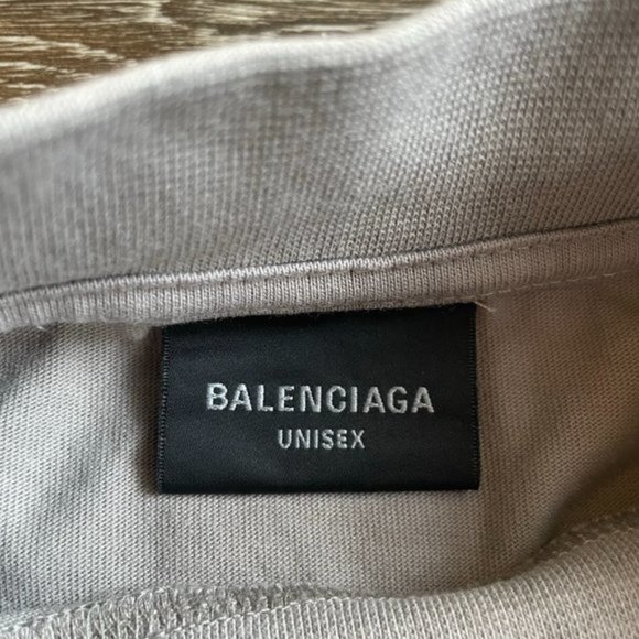Balenciaga Archives Logos T-Shirt Oversized - Size 2 - Picture 5 of 5